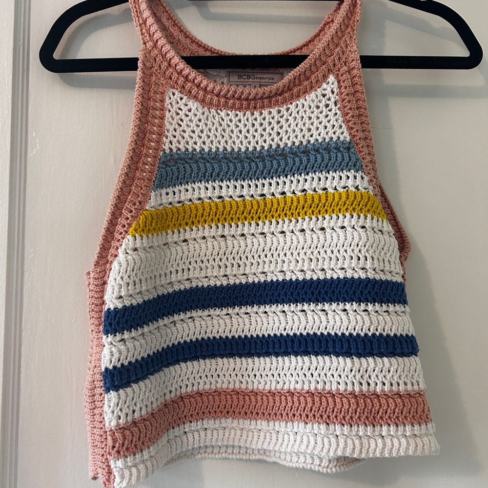 BCBGeneration Razorback Knit Tank - Picture 5 of 9